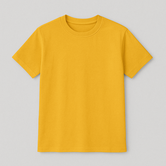Round Neck T-Shirt – Pure Cotton | Regular Fit | 180 GSM