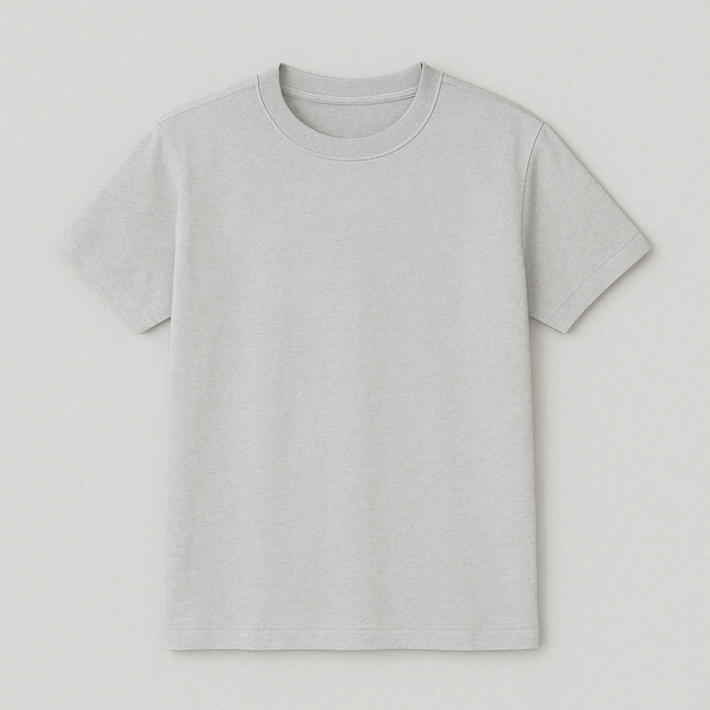 Round Neck T-Shirt – Pure Cotton | Regular Fit | 180 GSM