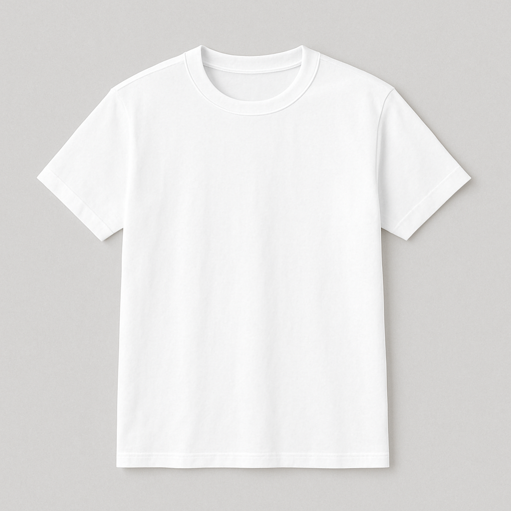 Round Neck T-Shirt – Pure Cotton | Regular Fit | 180 GSM