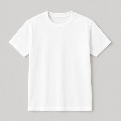 Round Neck T-Shirt – Pure Cotton | Regular Fit | 180 GSM